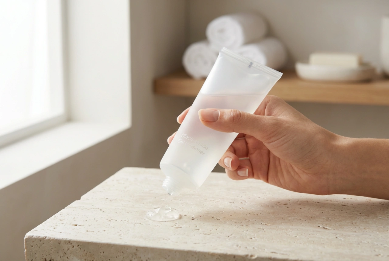 Niacynamid w żelu do mycia twarzy: kiedy warto i jak go używać