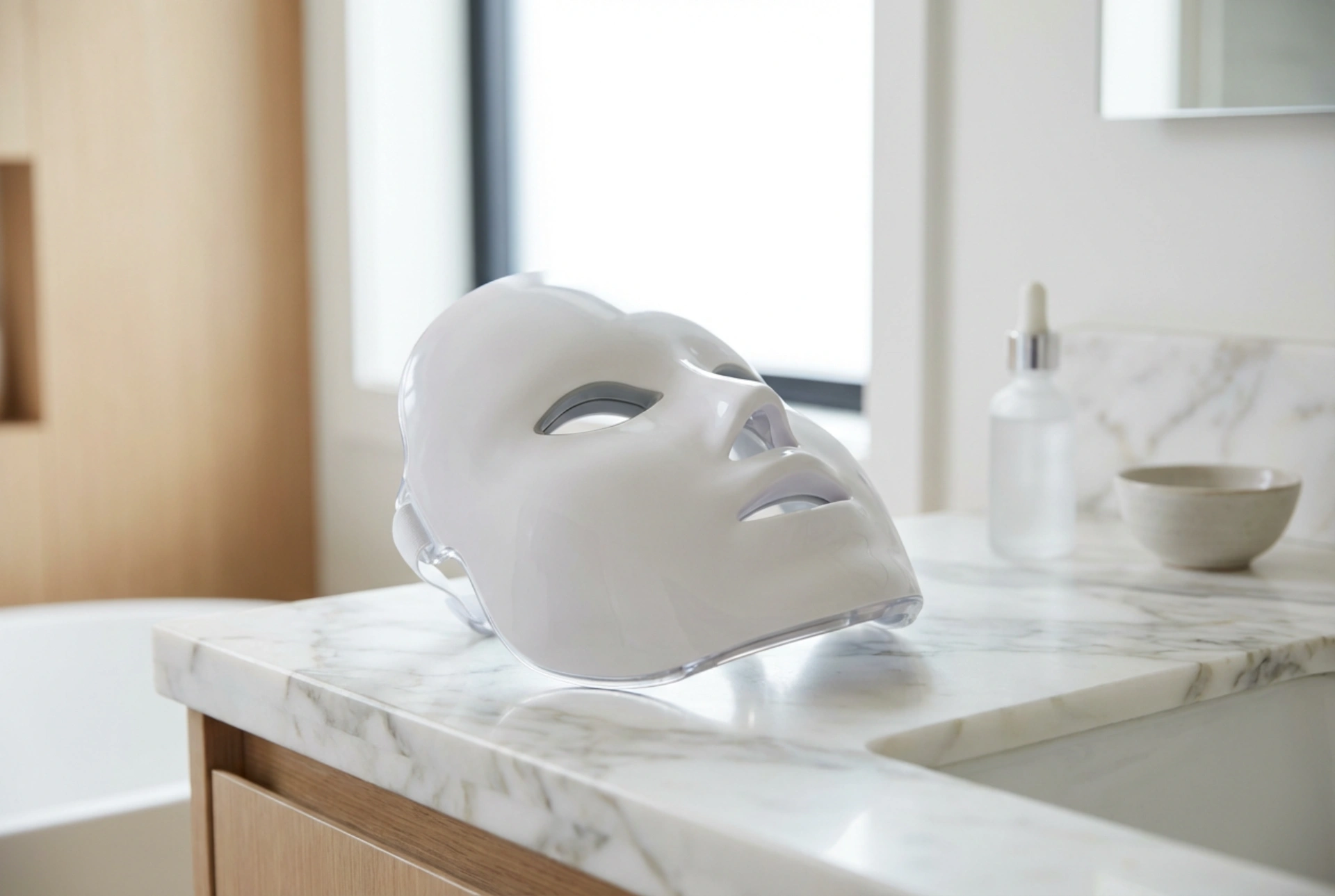 Maska LED-owa do twarzy: bezpieczne użytkowanie i plan sesji w domu