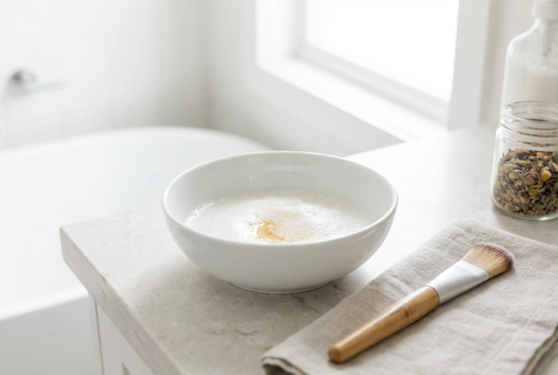 Maseczka z białka na twarz: szybki efekt napinający krok po kroku