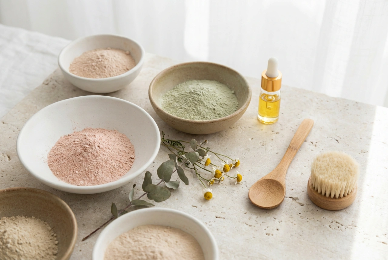 Maseczki z glinką: dobór rodzaju, proporcje i zapobieganie ściągnięciu