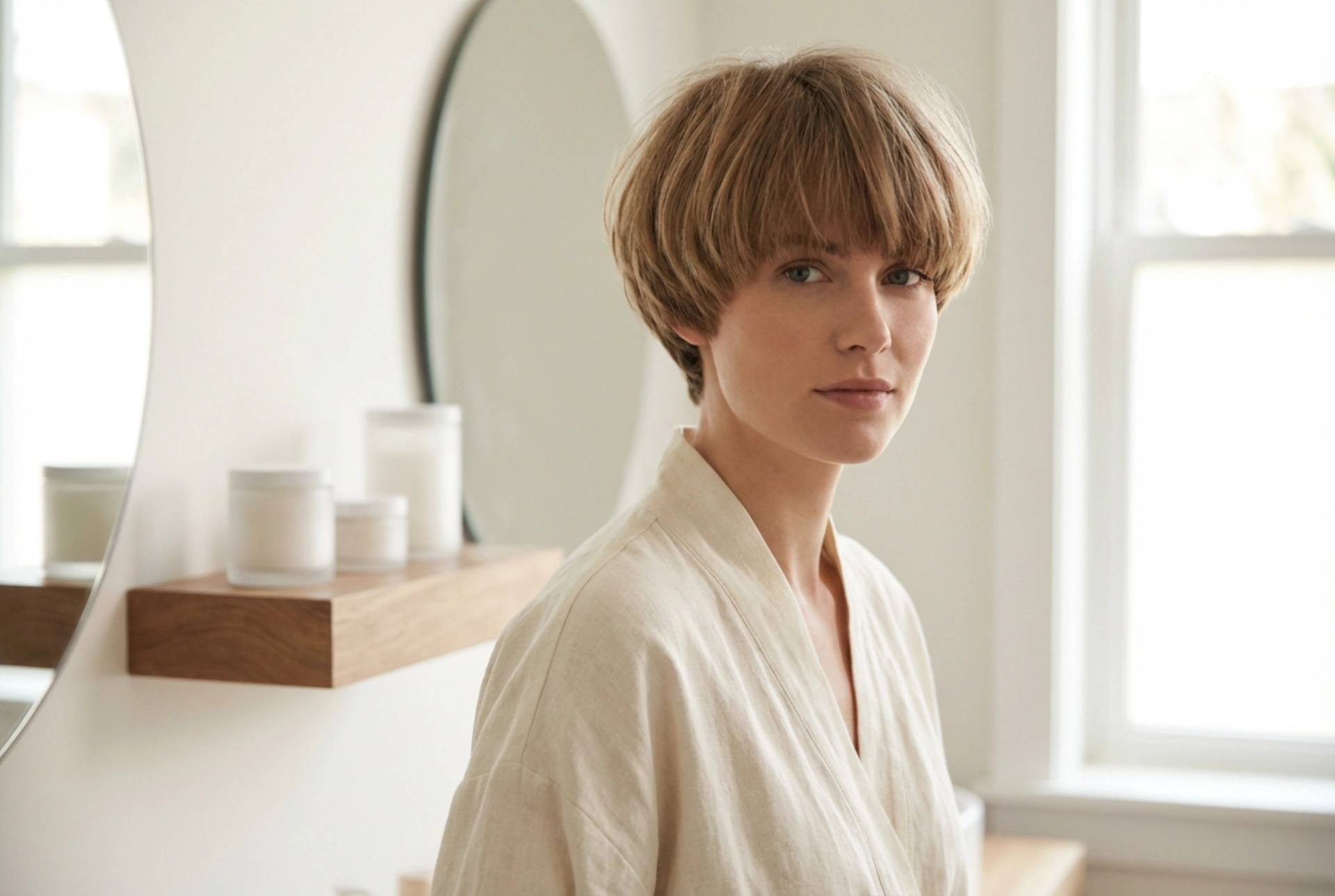 Fryzura grzybek damska: jak układać bowl cut i dodać objętości