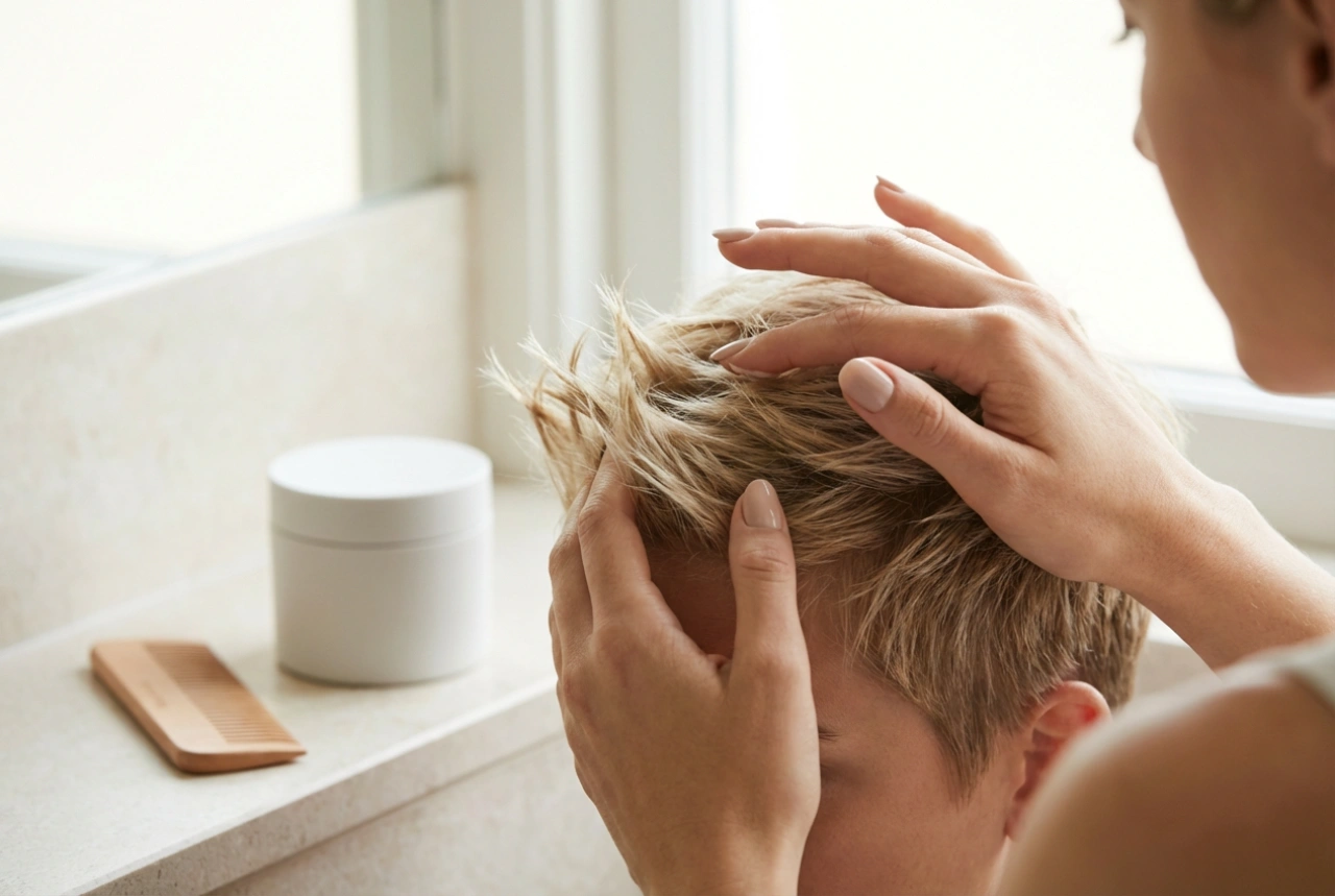 Jak wystylizować fryzurę na jeżyka: matowy efekt i kontrola kierunku