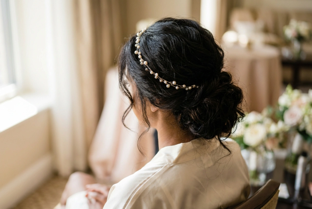 Delikatna opaska na przyjęciu: fryzury z opaską na wesele