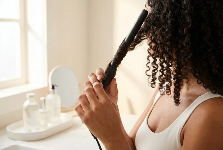 Cienka lokówka: sprężynki i afro-loki krok po kroku