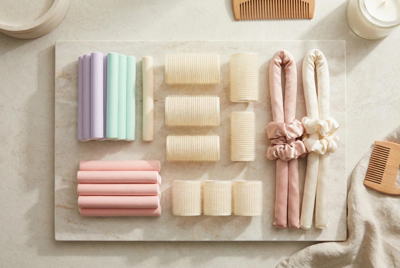 Wałki na włosy: rodzaje, dobór średnicy i czas trzymania