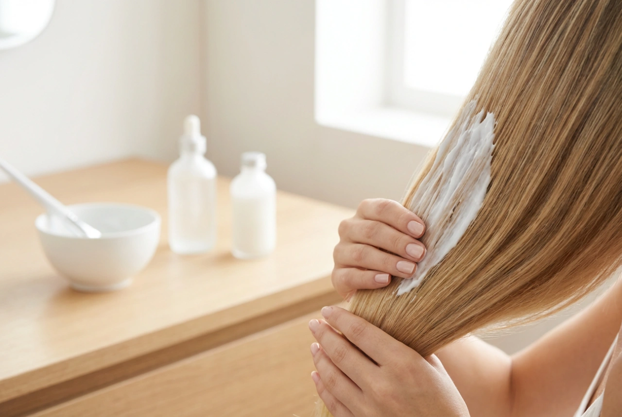 Regeneracja po rozjaśnianiu: maska do włosów blond krok po kroku