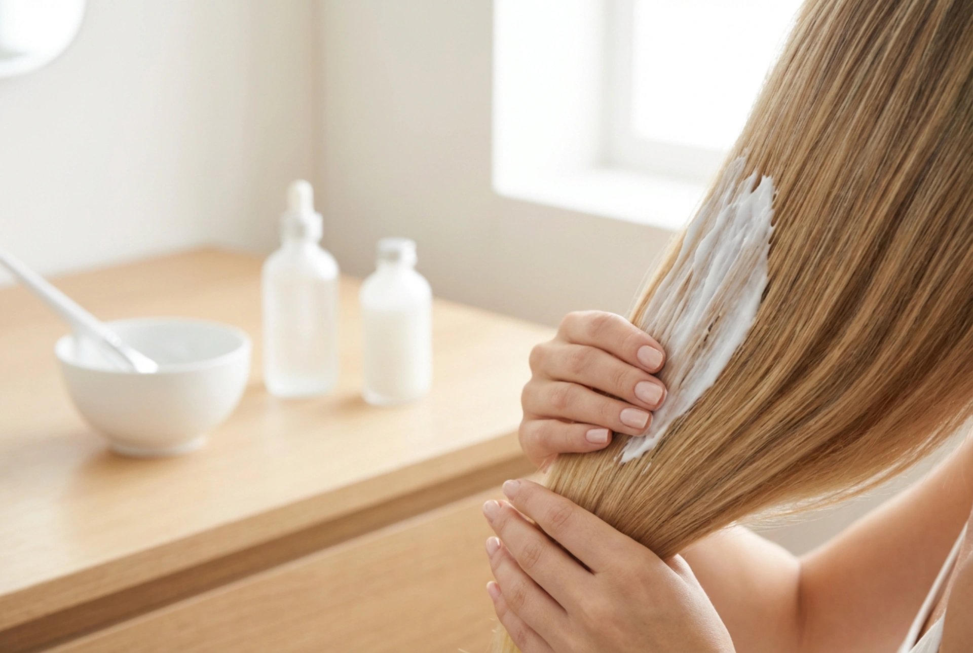 Regeneracja po rozjaśnianiu: maska do włosów blond krok po kroku