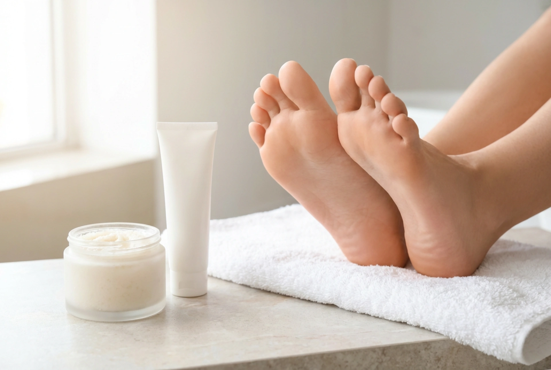 Peeling do stóp: kiedy wykonywać, jak masować i jak domknąć pielęgnację