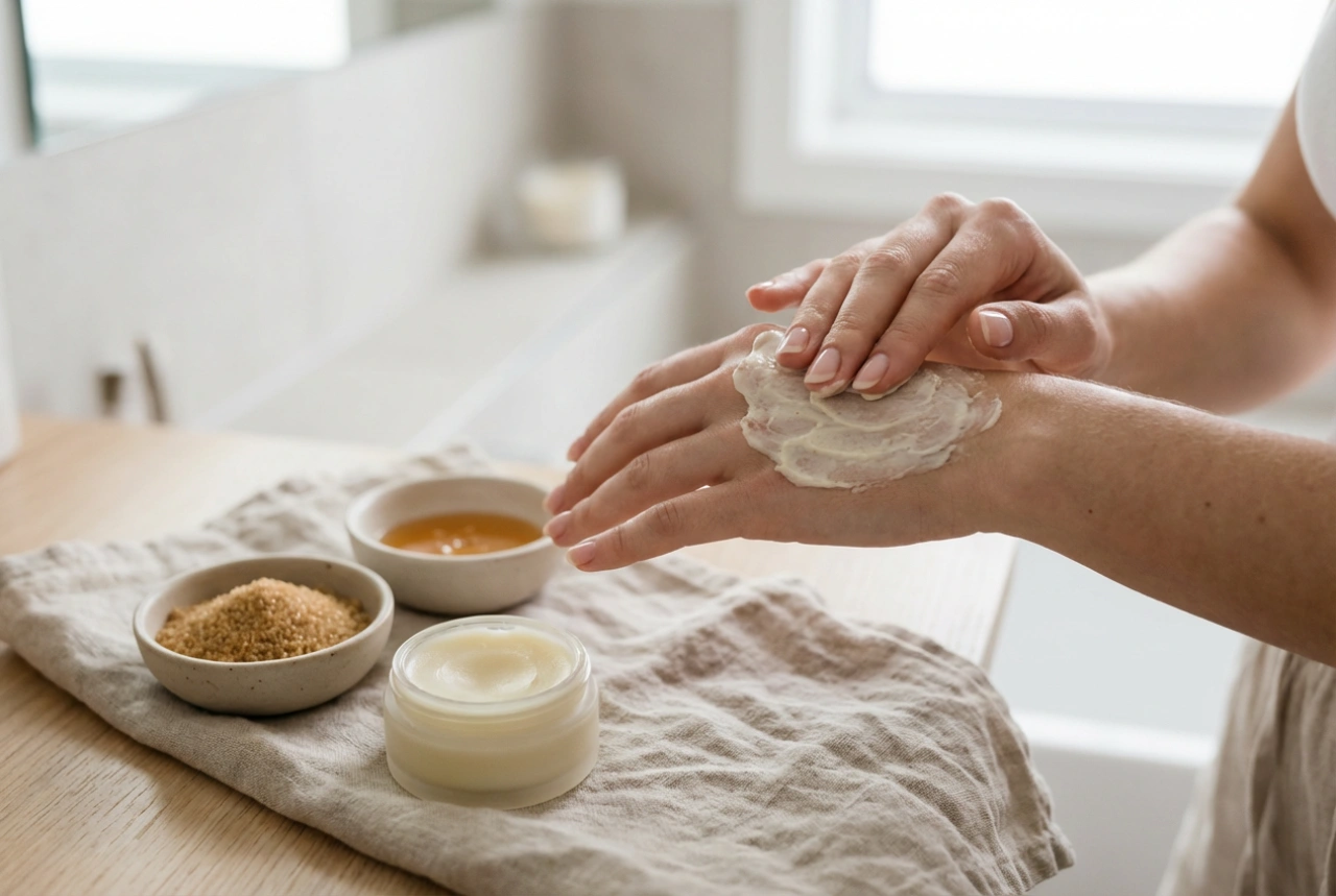 Domowe sposoby na bardzo suche dłonie: peeling, maska i okluzja