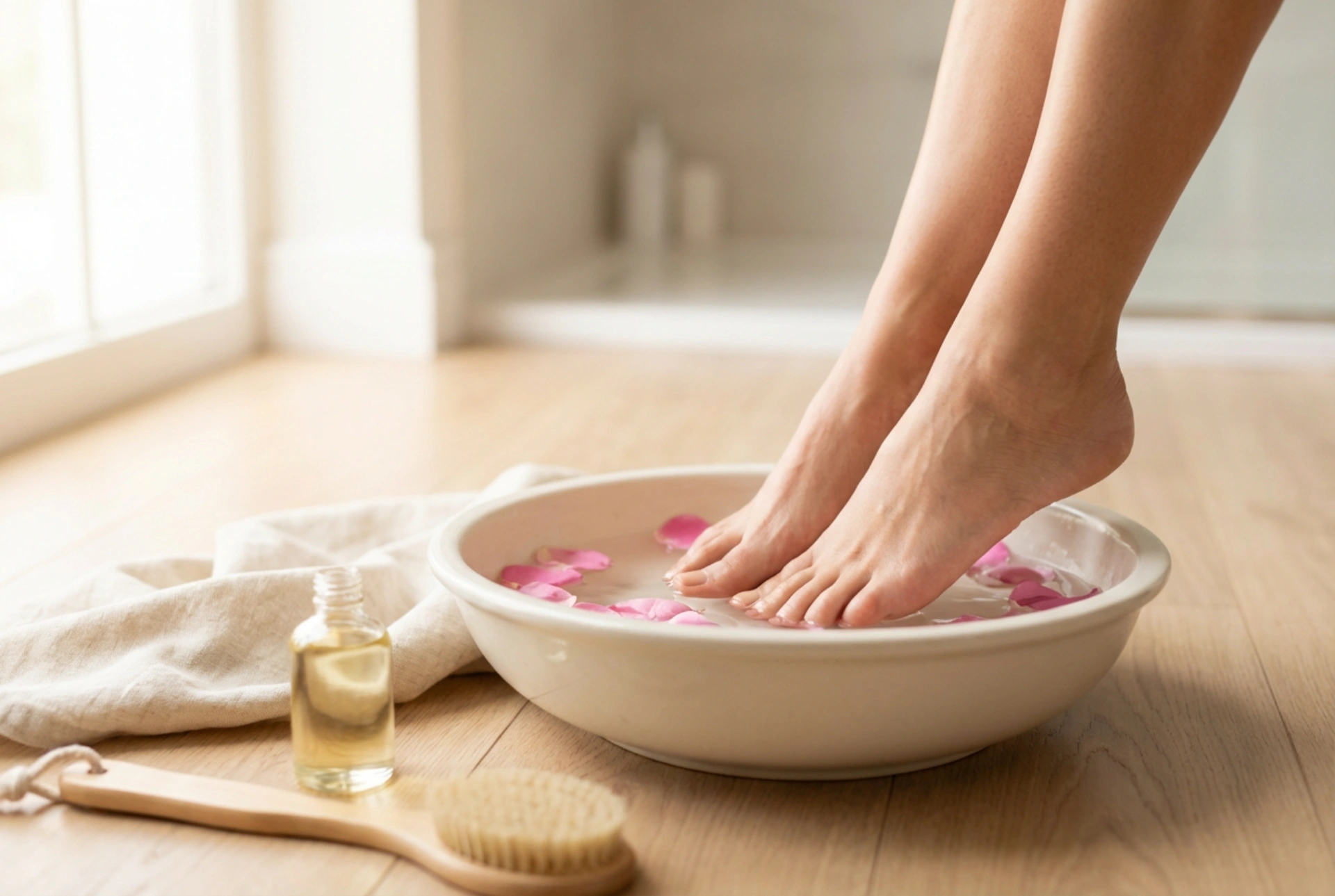 Relaks dla stóp w domu: domowe spa dla stóp krok po kroku