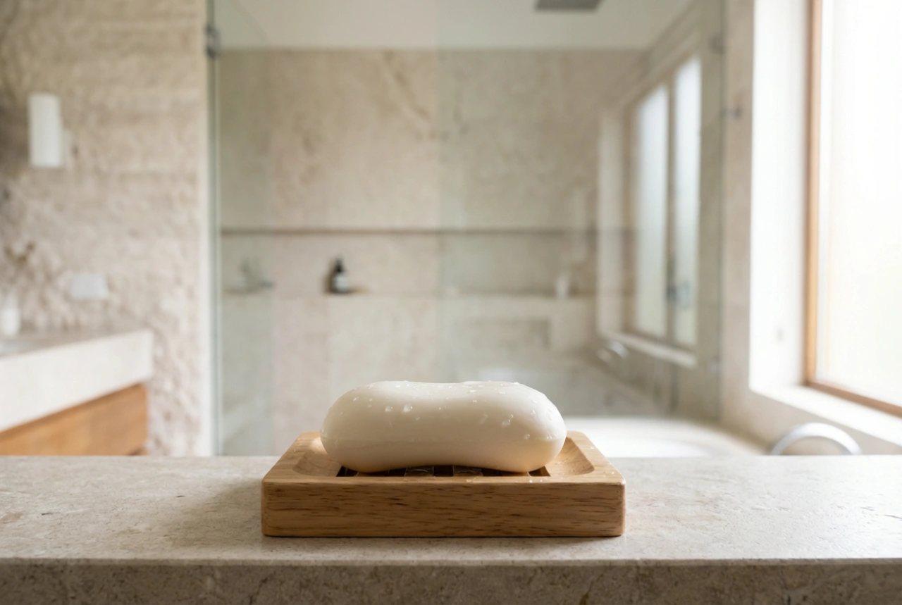 Kostka pod prysznic: jak spieniać, przechowywać i wydłużyć żywotność