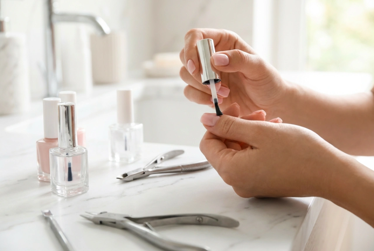 Manicure hybrydowy bez lampy: jak używać zestawu do hybryd bez lampy