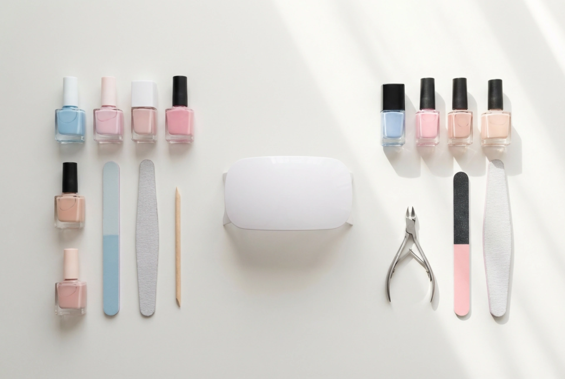 Profesjonalny zestaw do robienia paznokci: komplet i organizacja stanowiska