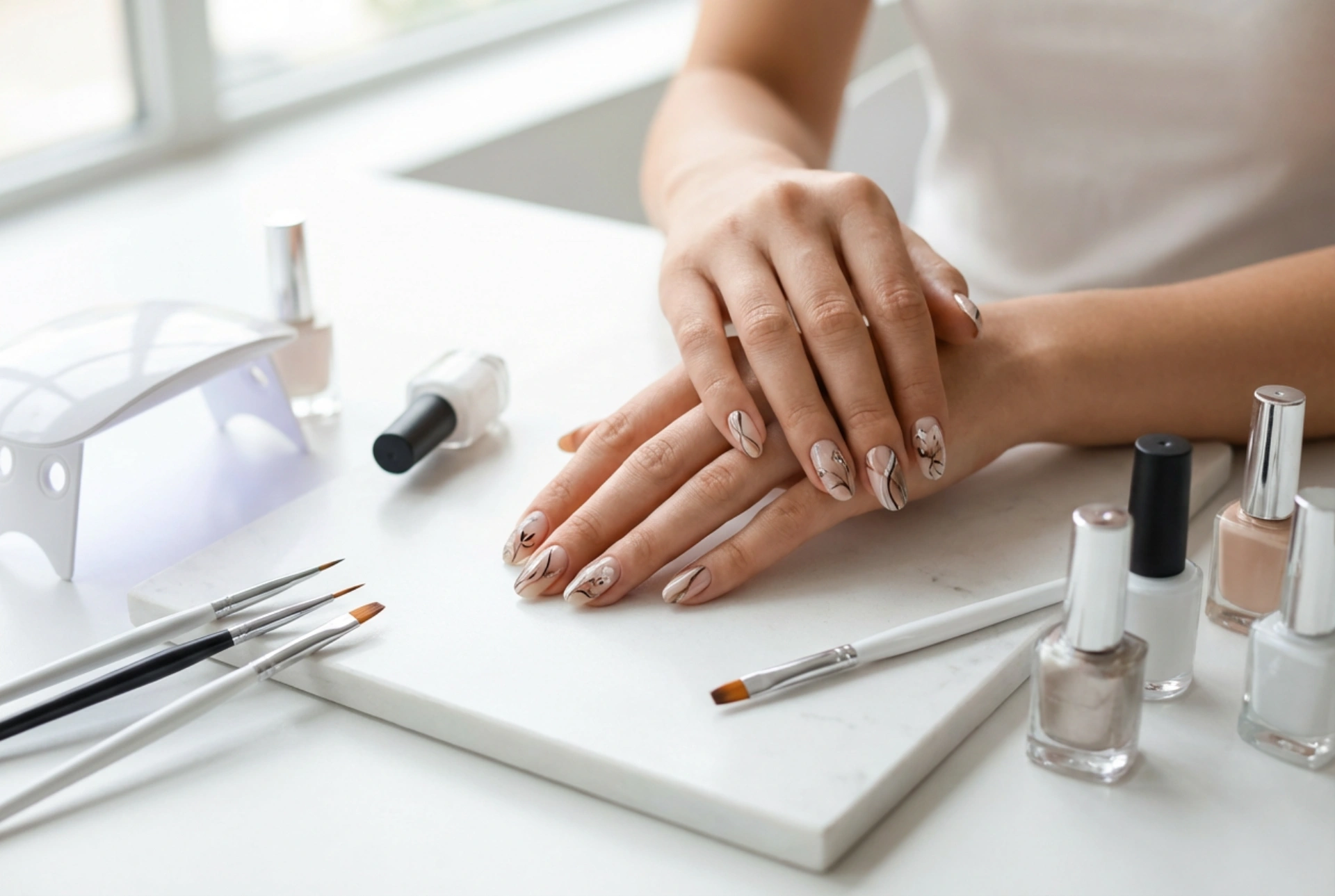 Zdobienie paznokci hybrydowych krok po kroku: narzędzia, techniki, utrwalenie