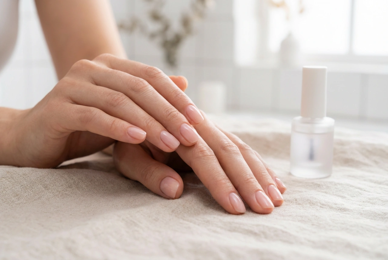 Delikatny manicure hybrydowy: jak uzyskać efekt naturalnej płytki