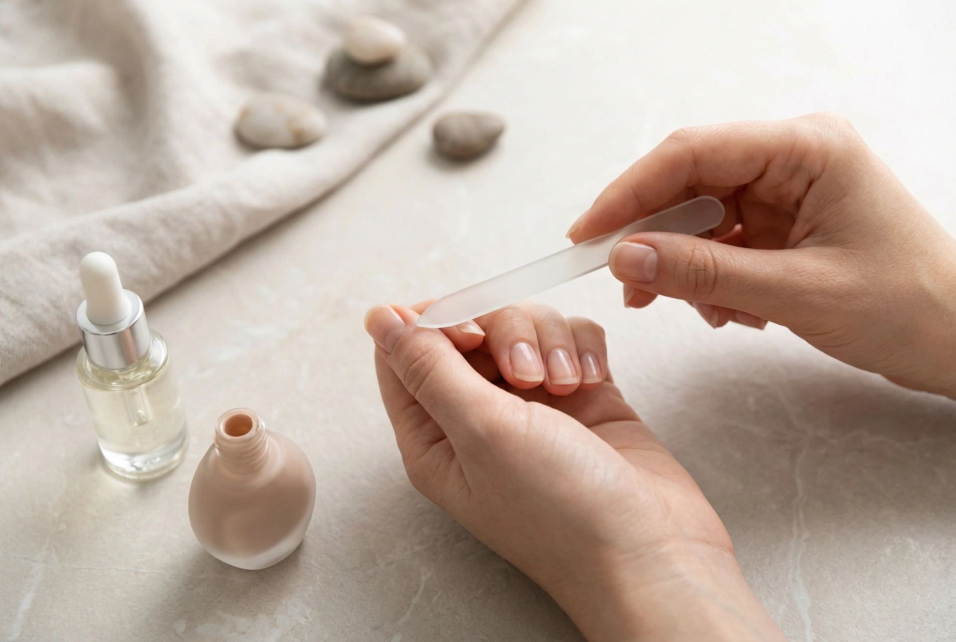 Klasyczny manicure w domu: pielęgnacja skórek, piłowanie, malowanie