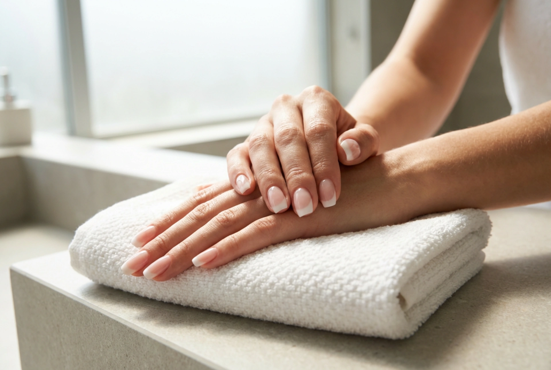Manicure francuski hybrydowy: od cieniowania kamuflażem po top bez przetarć