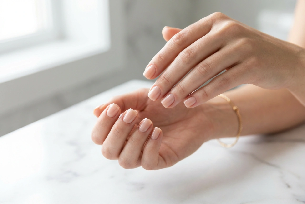 Manicure hybrydowy na krótkie paznokcie: kształt, kolory i optyczne wydłużenie