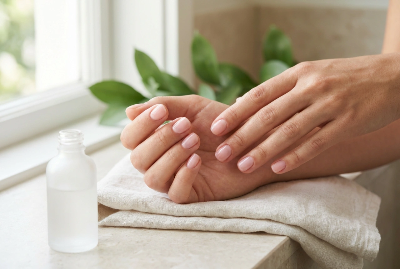 Naturalna hybryda: jak wykonać subtelny, niewyczuwalny manicure