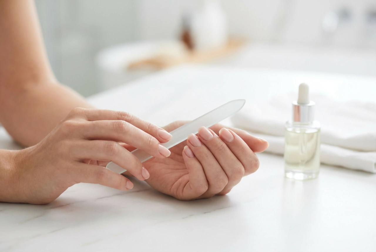 Pilniczek szklany w manicure: technika piłowania i pielęgnacja