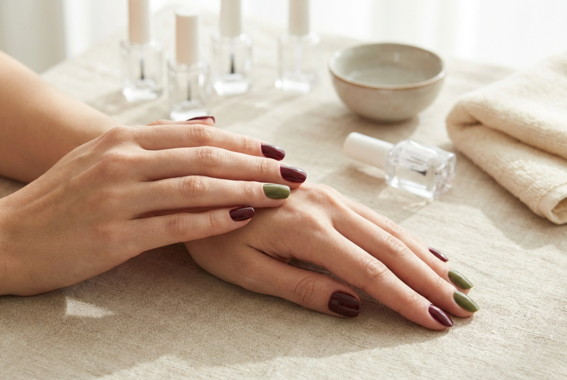 Paznokcie hybrydowe na jesień: kolory, technika i trwały efekt