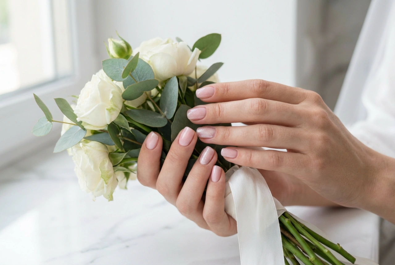 Ślubny manicure bez stresu: plan, próba, wykonanie i utrwalenie