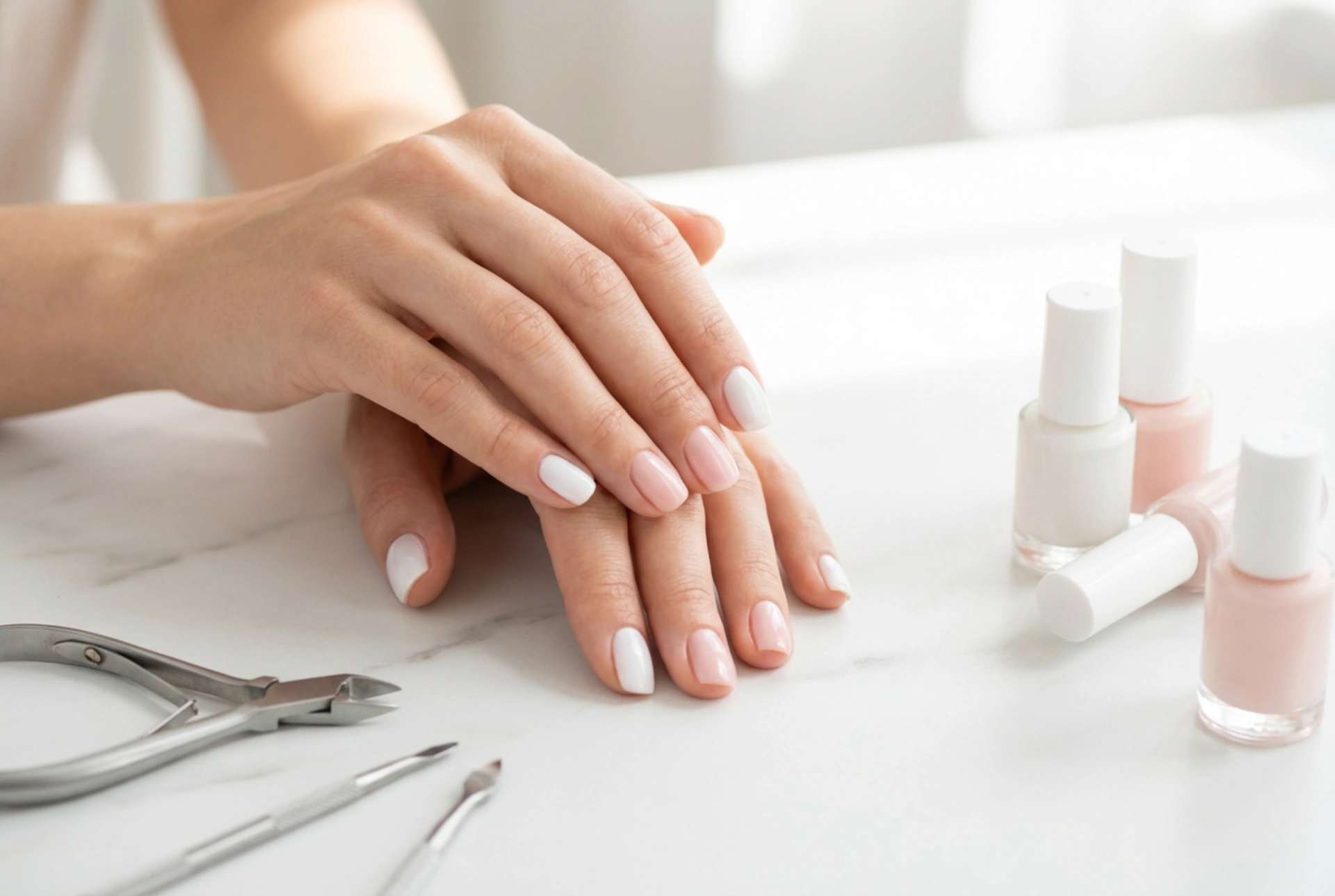 Biało-różowe paznokcie: delikatny manicure w kilku łatwych krokach