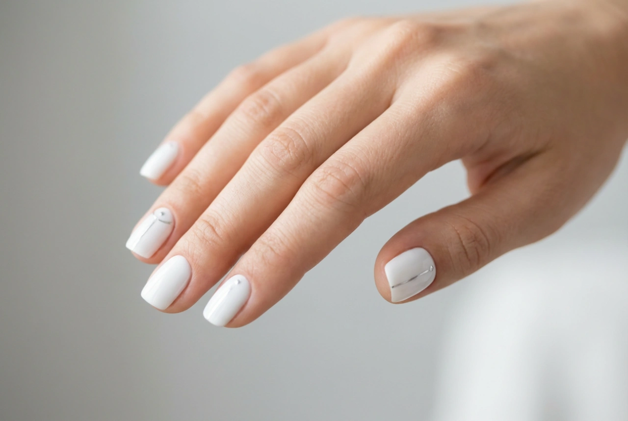 Zdobienie na białych paznokciach: jak dodawać akcenty bez nadmiaru
