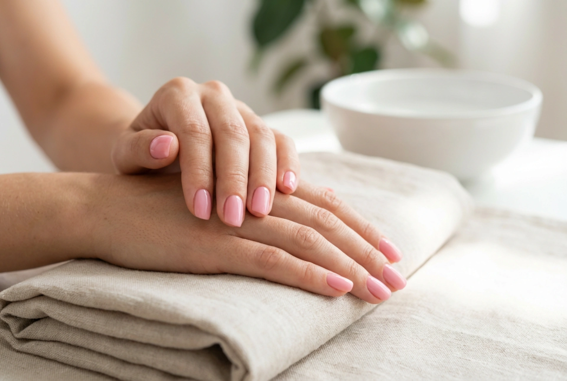 Manicure hybrydowy: różowe paznokcie hybrydowe krok po kroku