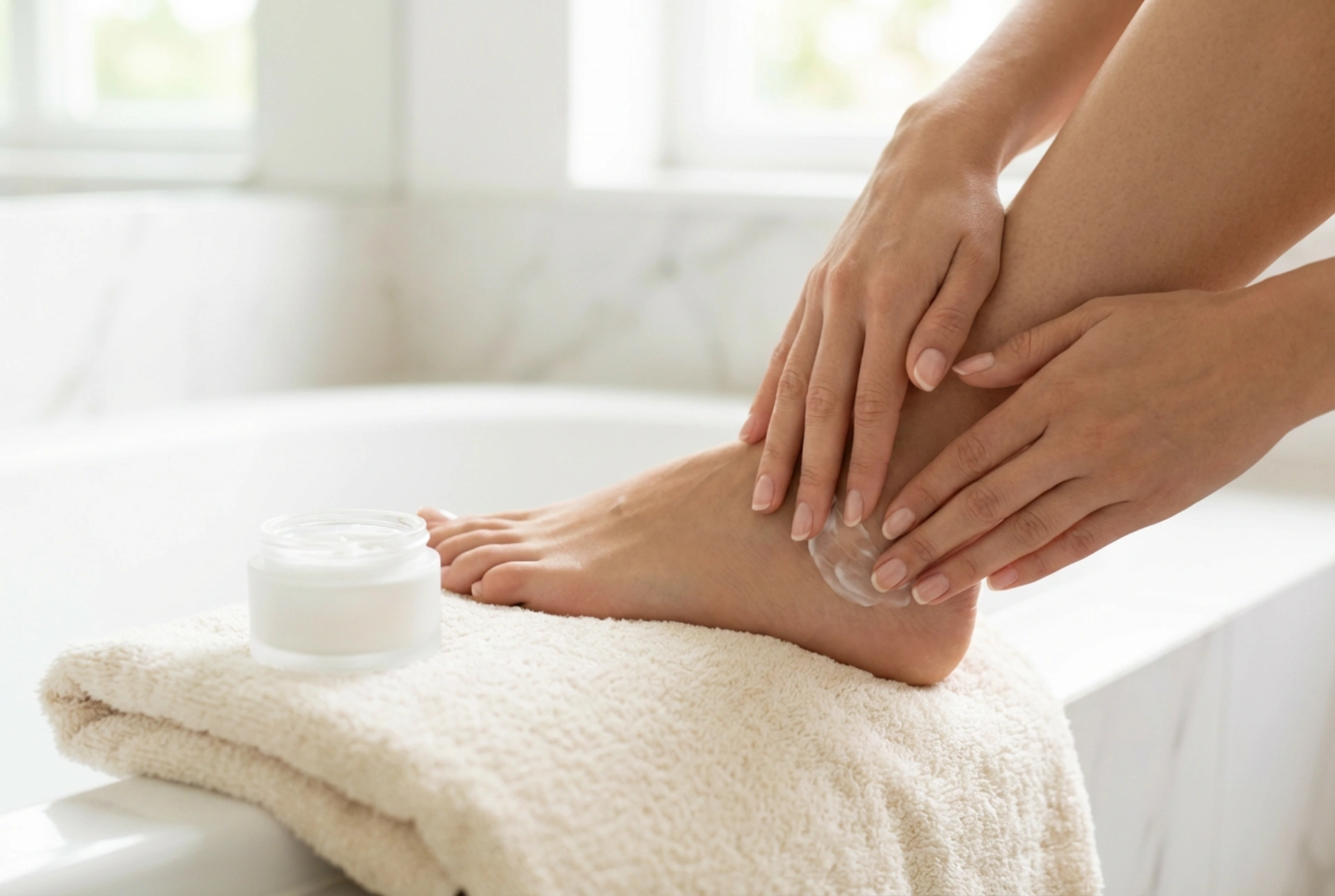 Zrogowaciała skóra na stopach: piling, maski i kremy krok po kroku