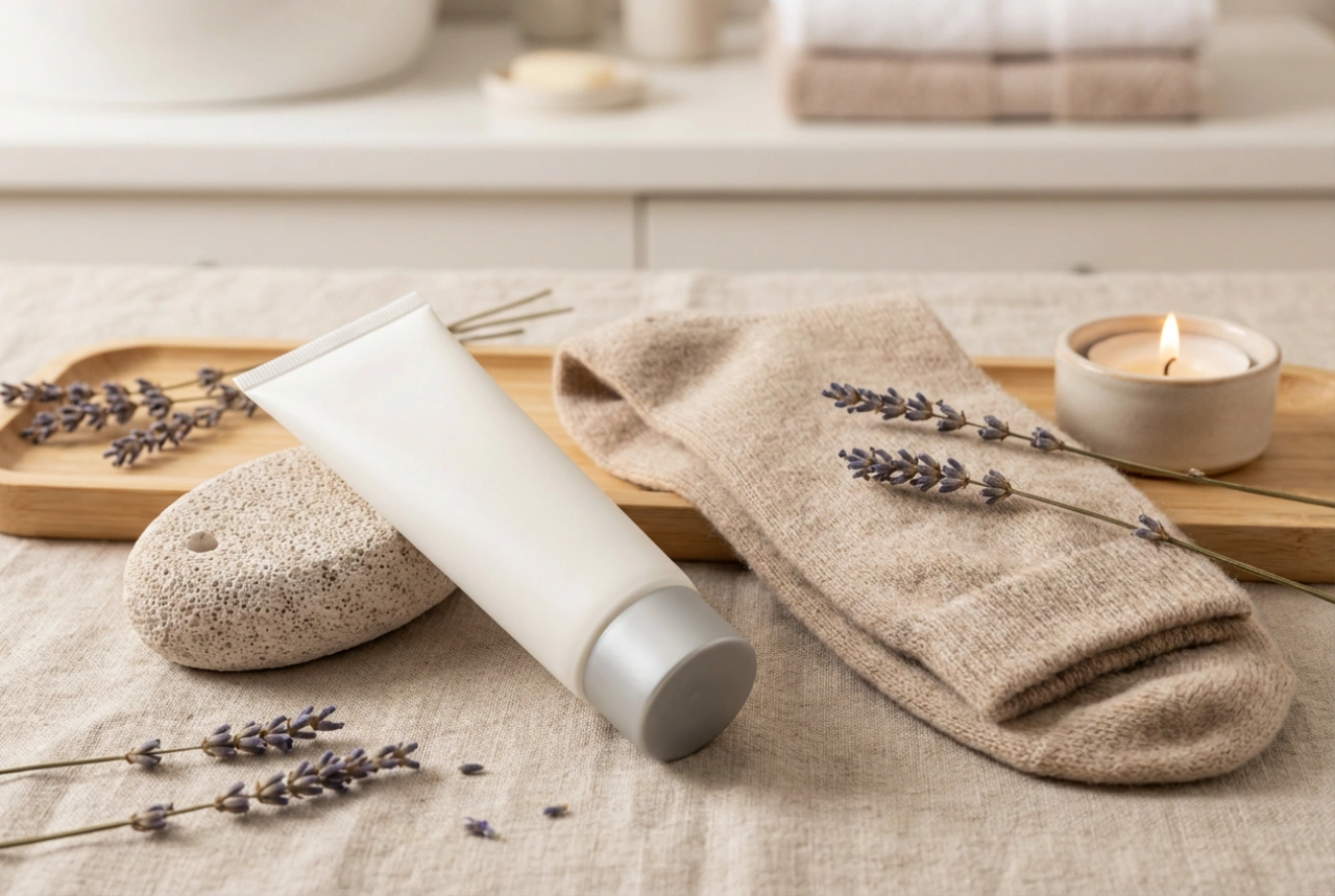 Krem na popękane pięty: wieczorna rutyna, okluzja i delikatne złuszczanie