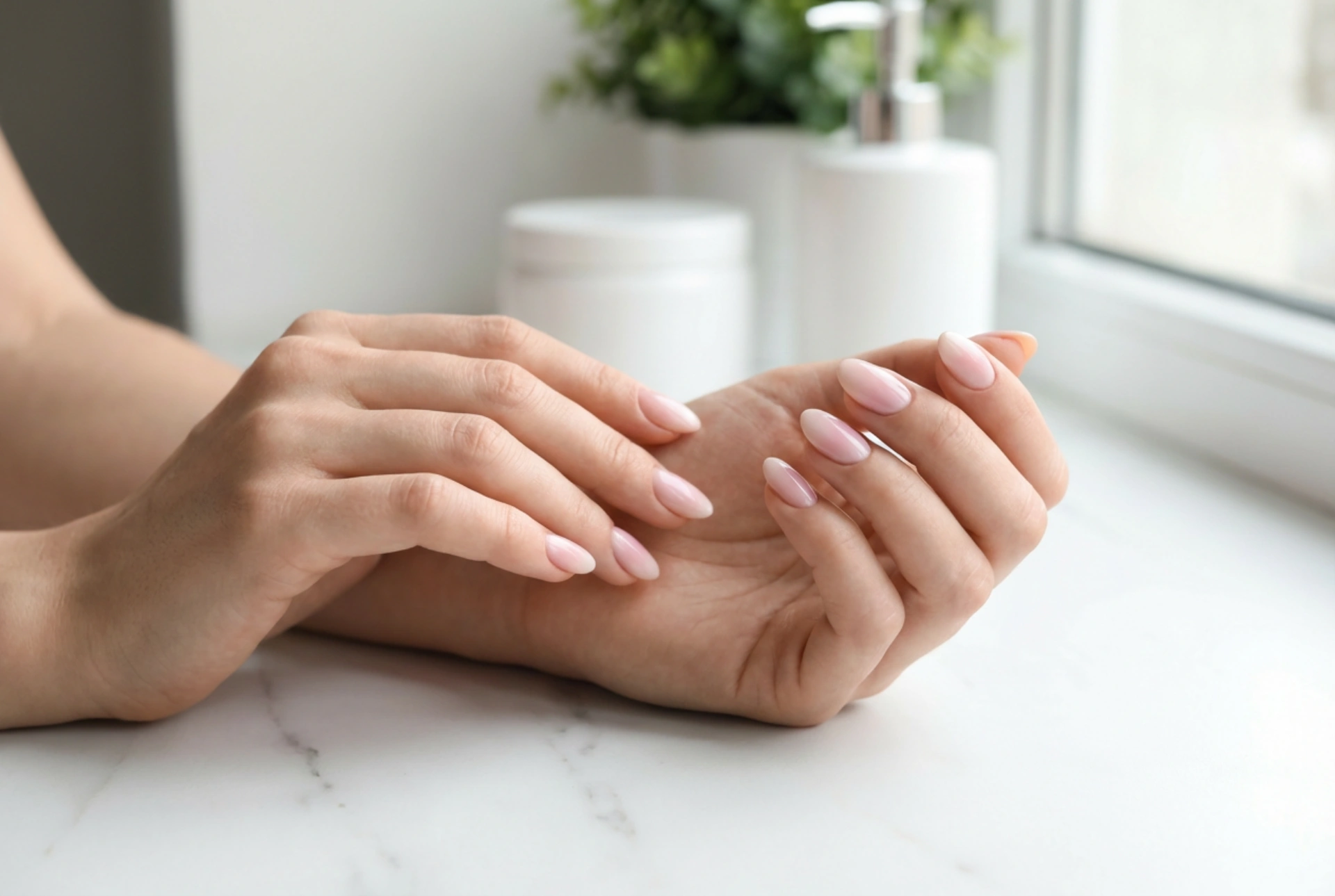 Paznokcie jasne ombre: delikatny gradient w pastelach i nude