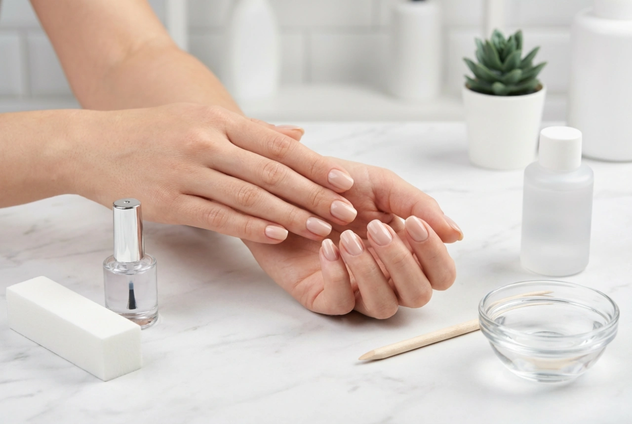 Manicure hybrydowy: przewodnik od przygotowania do zdjęcia