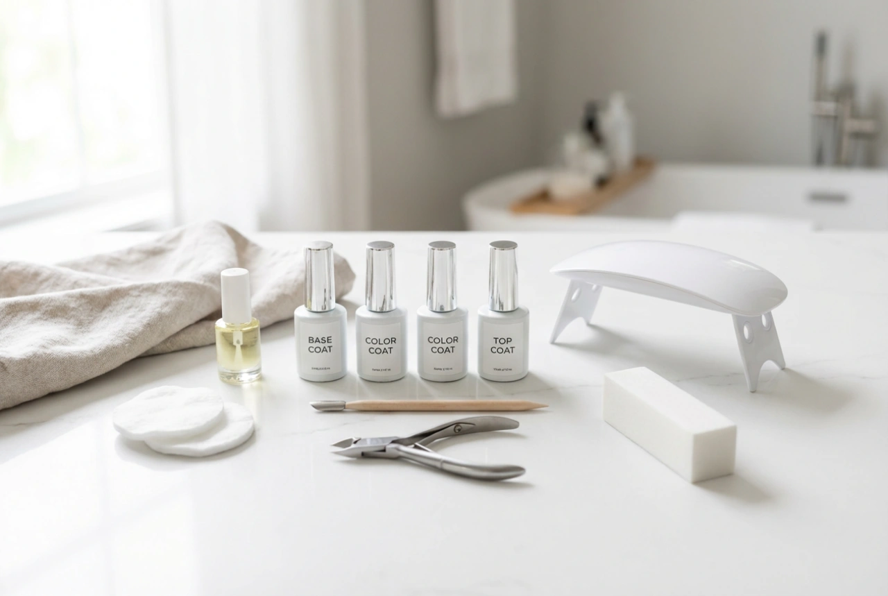 Zestaw startowy do hybryd: co kupić na początek i jak wykonać pierwszy manicure