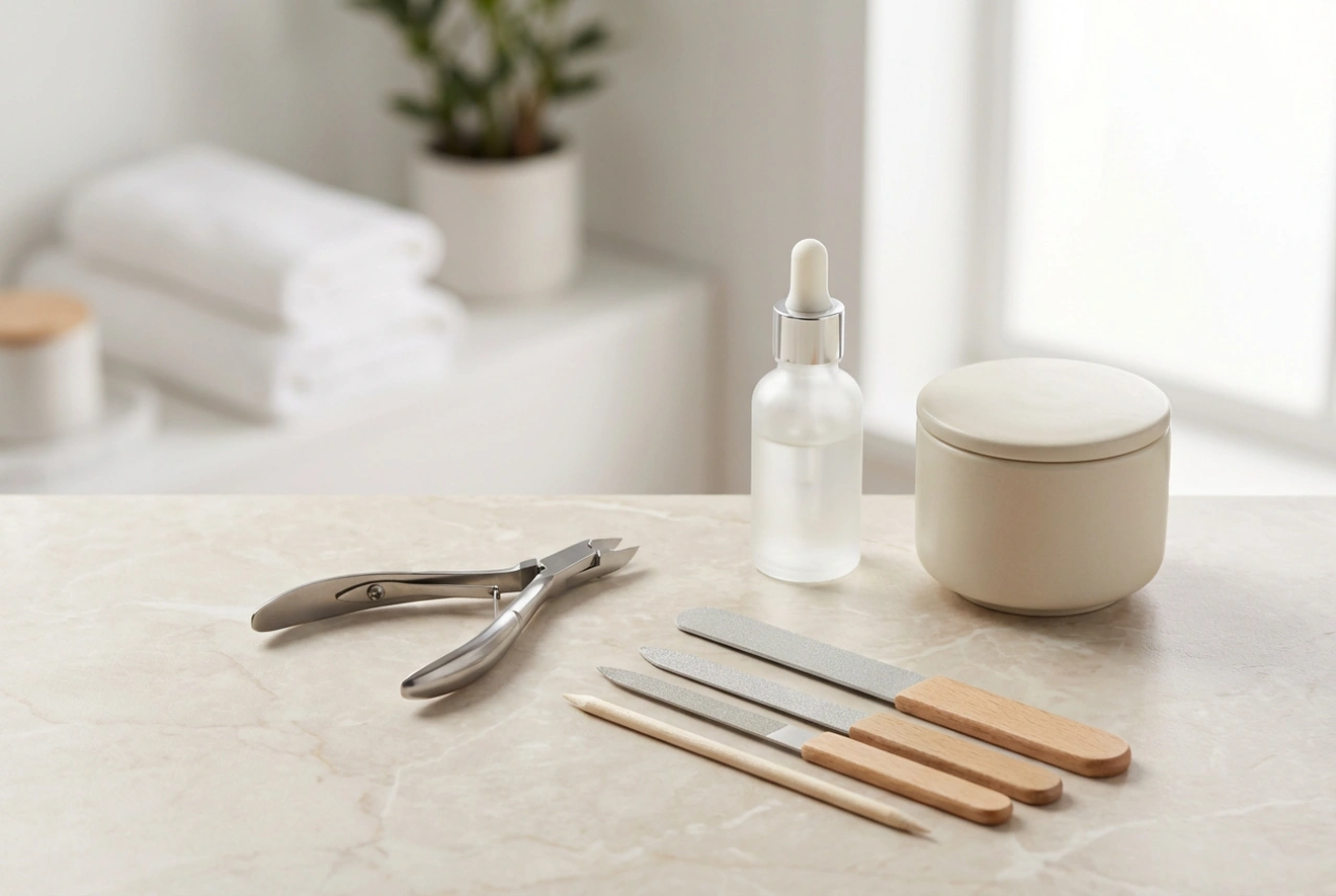 Zestaw manicure do domu: podstawowe narzędzia, dezynfekcja i przechowywanie