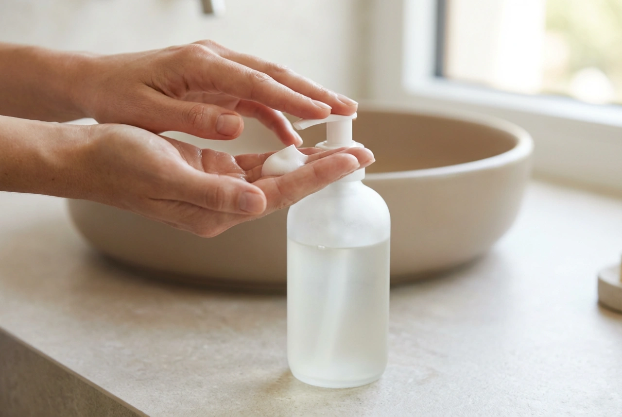 Szare mydło w płynie: jak stosować do ciała i dłoni bez przesuszenia