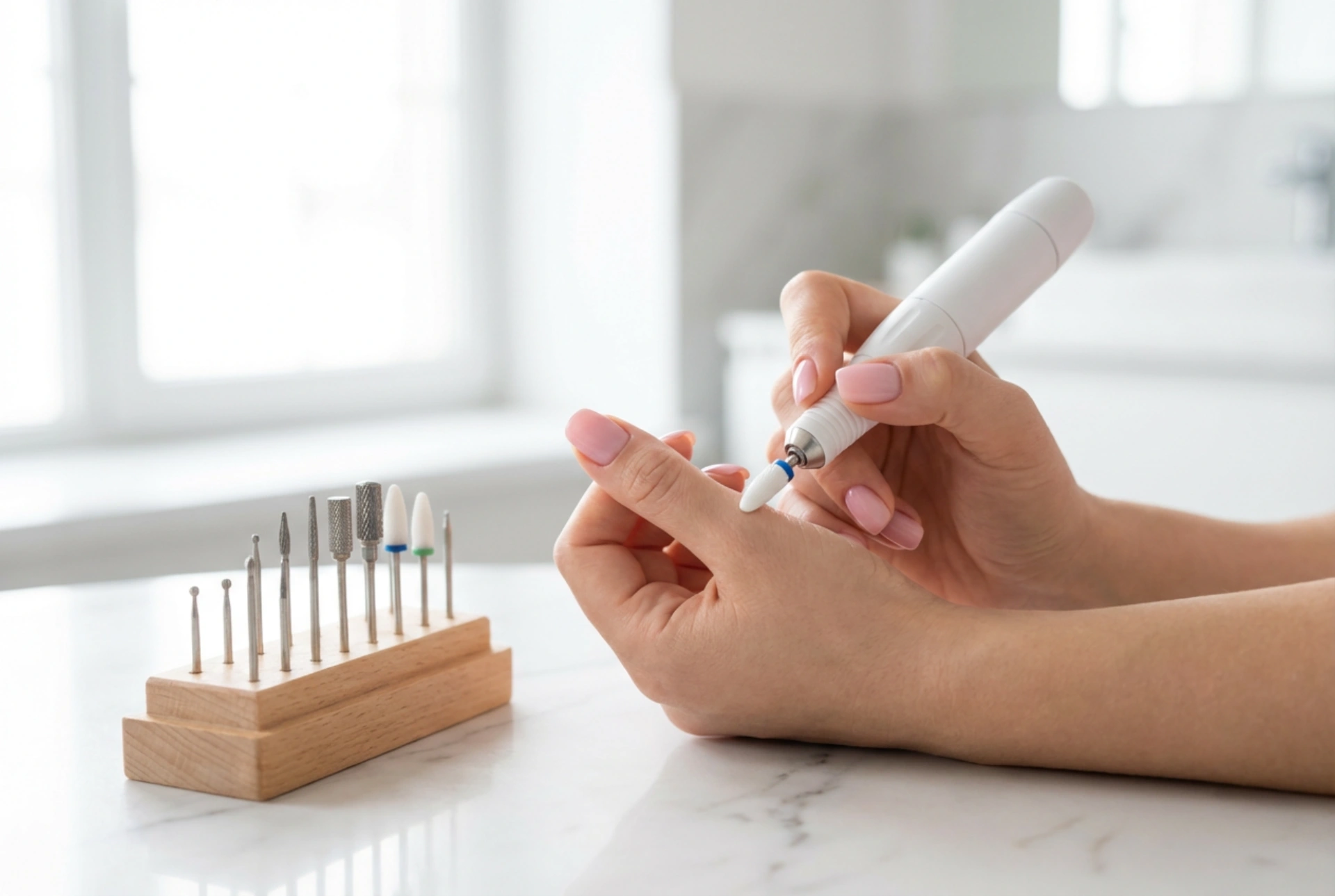 Frezarka do hybrydy: jak bezpiecznie zdjąć manicure, prędkości i frezy