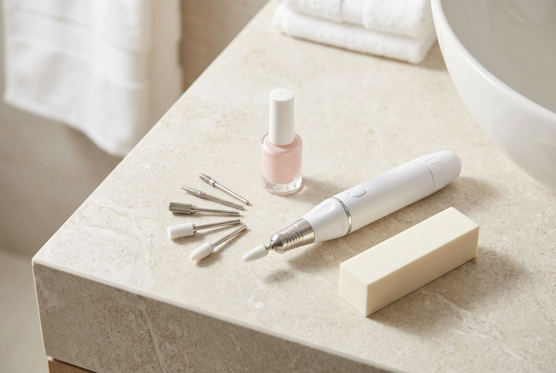 Manicure z frezarką: zestawy do paznokci z frezarką i pierwsze zabiegi