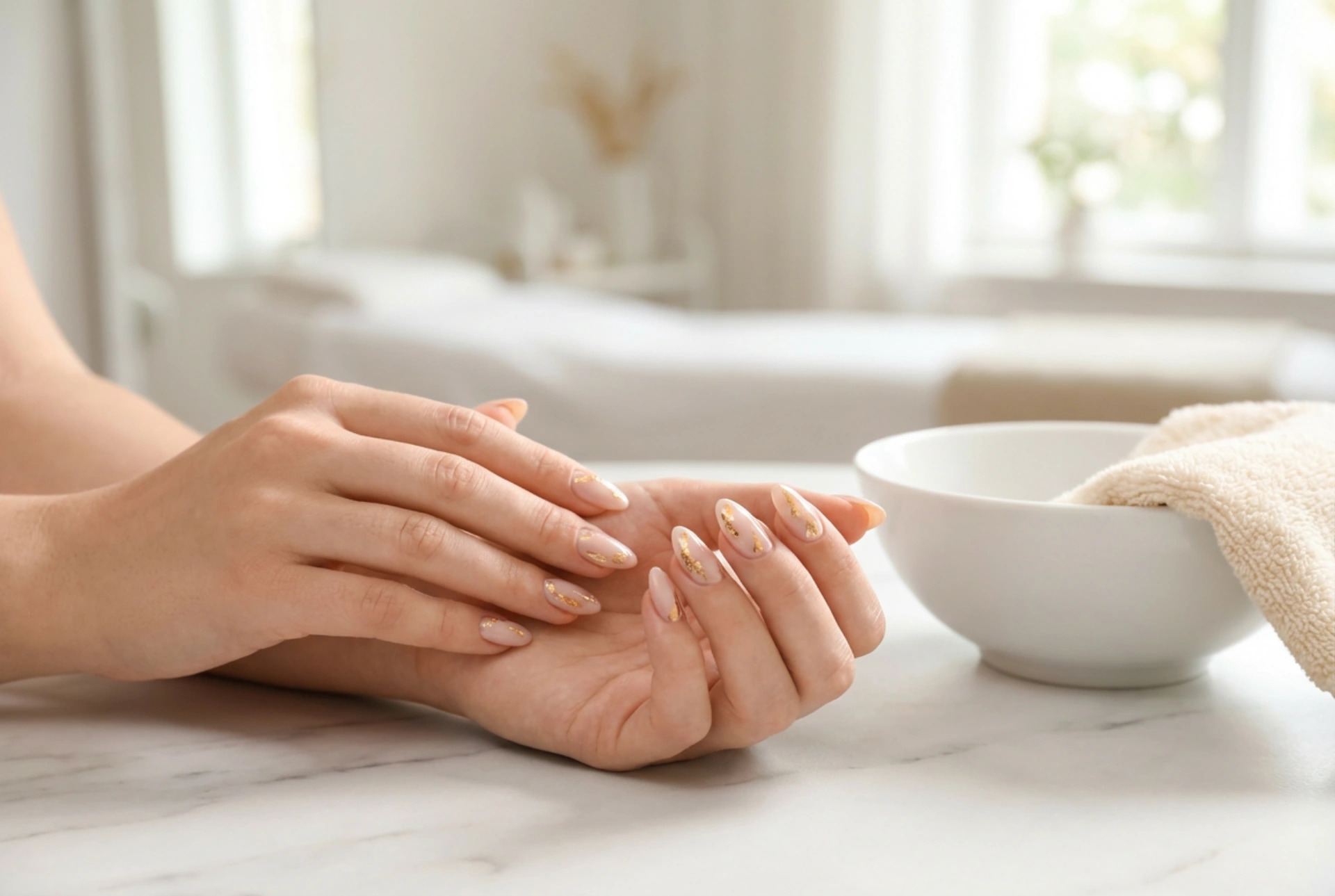 Złota folia na paznokciach: techniki aplikacji i trwałe wykończenie