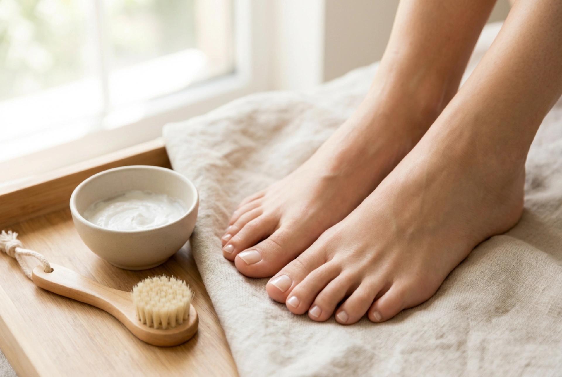 Pedicure japoński: pasta, puder i masaż dla naturalnego połysku
