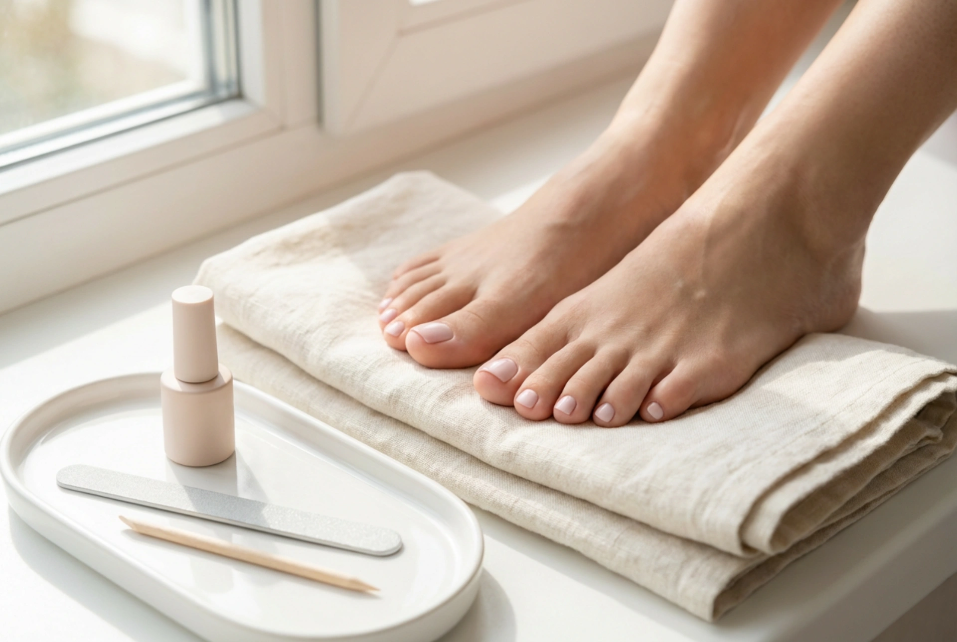 Hybryda u stóp krok po kroku: przygotowanie płytek i aplikacja