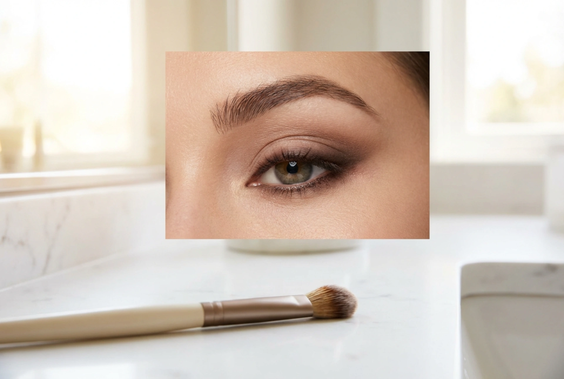 Roztarta kreska na oku: smoky liner pędzelkiem, gąbką lub patyczkiem