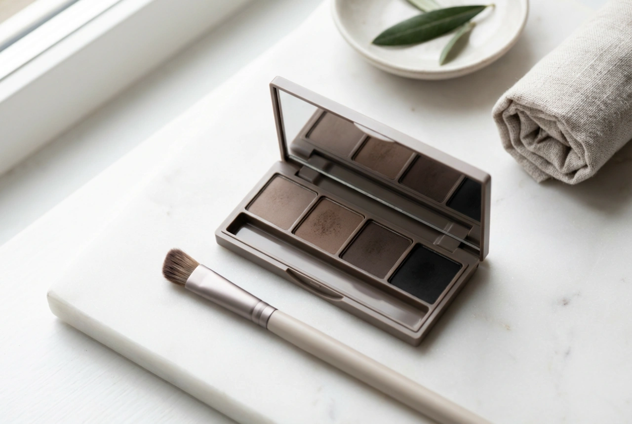 Paleta do brwi: techniki aplikacji cieni i naturalnego cieniowania