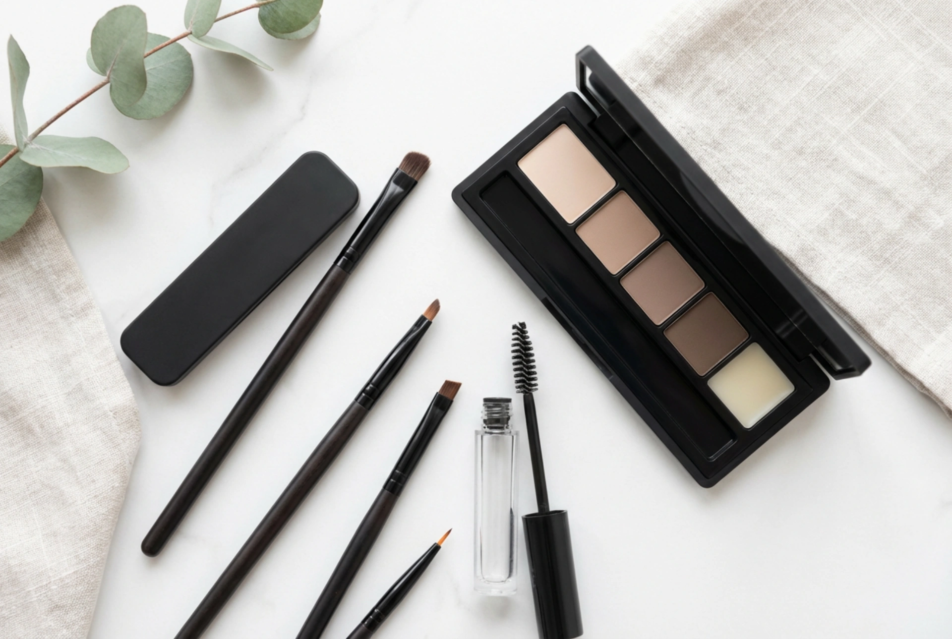 Paletka do brwi: modelowanie, wypełnianie i utrwalenie krok po kroku