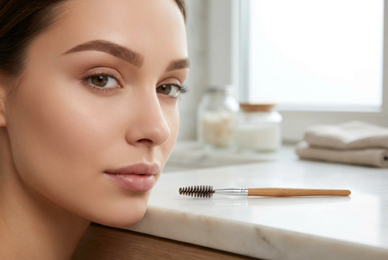 Stylizacja brwi farbą: jak uzyskać równy kolor i naturalny kontur