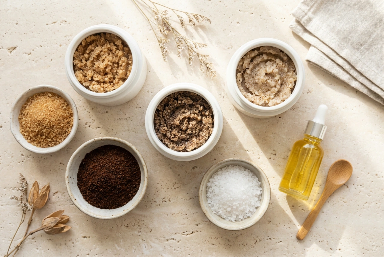 Scrub do ciała w Twojej rutynie: jak dobrać ziarnistość i oleje