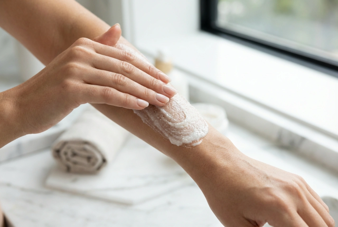 Peeling całego ciała: plan kroków, kolejność partii i tempo masażu