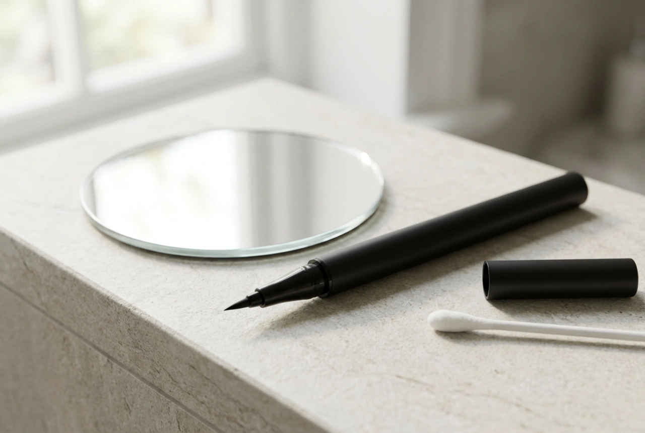 Eyeliner w pisaku dla początkujących: proste kreski i triki na symetrię