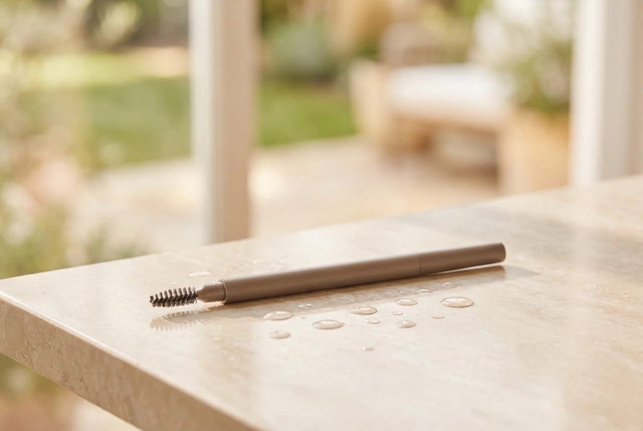 Wodoodporna kredka do brwi: trwały makijaż nawet w upał