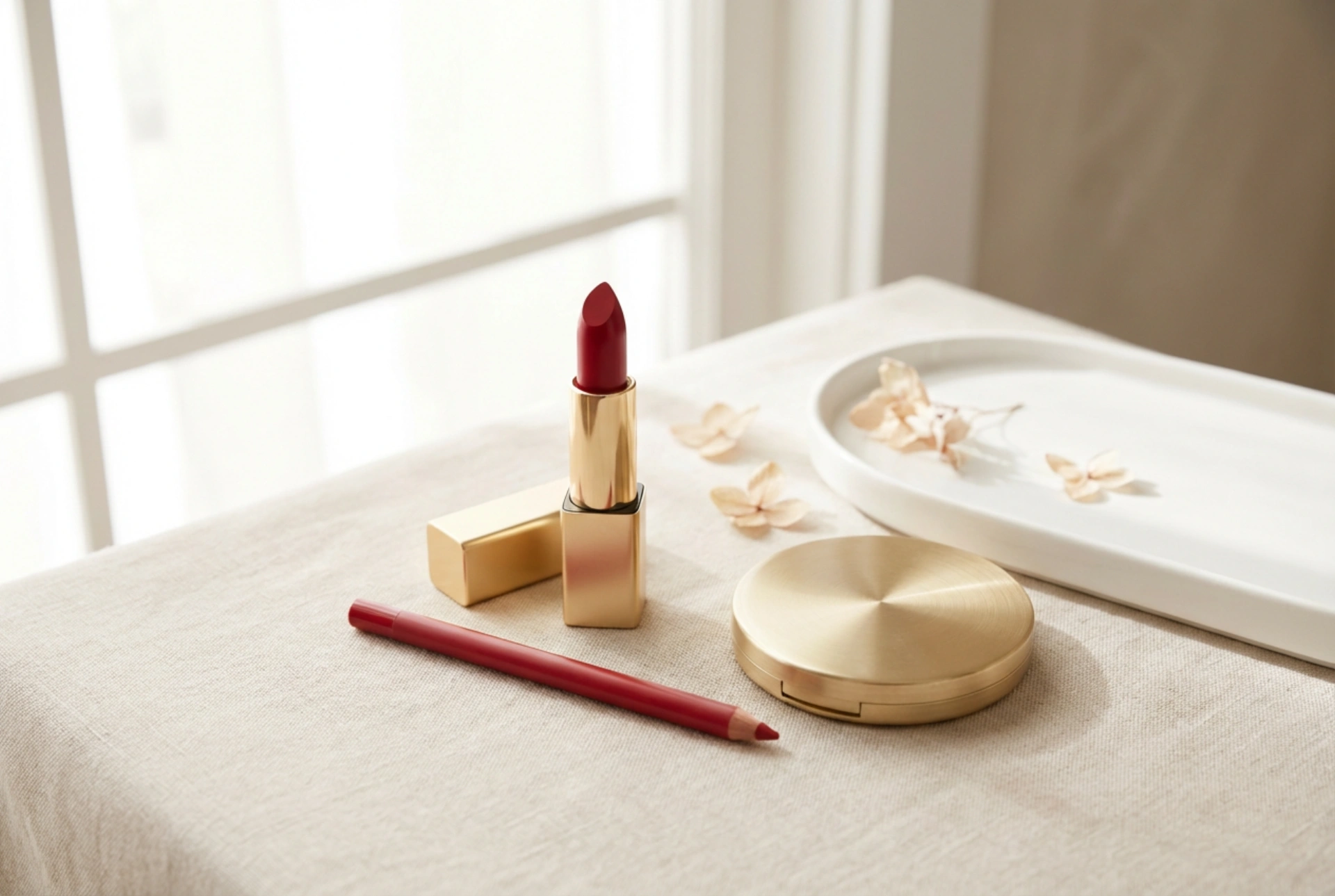 Szminka czerwona na każdą okazję: kontur, aplikacja, poprawki